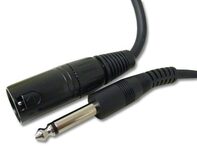 Picture of 10 FT Audio Cable - Male XLR to 1/4 inch Mono Plug