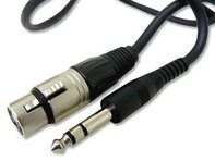 Picture of 3 FT Audio Cable - Female XLR to 1/4 inch Stereo Plug