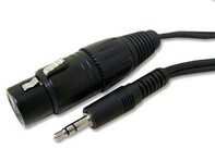 Picture of 6 FT Audio Cable - Female XLR to 3.5mm Stereo Plug