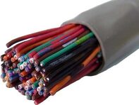Picture of Category 3 Riser Communications Cable - 50 Pair 24 AWG - Gray PVC - 1000 FT