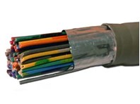 Picture of Riser Communications Cable - Shielded - 25 Pair 24 AWG - Gray PVC - 1000 FT