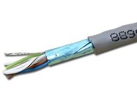 Picture of Shielded DataMax Cat 6 Cable - Stranded, FTP, Gray PVC - 1000 FT