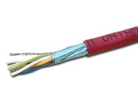 Picture of Shielded DataMax Cat 6 Cable - Stranded, FTP, Red PVC - 1000 FT