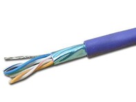 Picture of Shielded DataMax Cat 6 Cable - Stranded, FTP, Violet PVC - 1000 FT