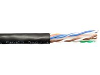 Picture of Solid Cat 6e Network Cable Pull Box - Black, 600 MHz, Riser (CMR) PVC - 1000 FT