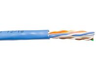 Picture of Solid Cat 6e Network Cable Pull Box - Blue, 600 MHz, Riser (CMR) PVC - 1000 FT