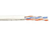 Picture of Solid Cat 6e Network Cable Pull Box - White, 600 MHz, Riser (CMR) PVC - 1000 FT