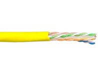 Picture of Solid Cat 6e Network Cable Pull Box - Yellow, 600 MHz, Riser (CMR) PVC - 1000 FT