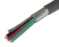 Picture of Sound and Security Cable - Shielded - 4 Conductor 22 AWG - 1000 FT