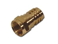 Picture of F-Type Connector - RG59 - Crimp - Male - Gold
