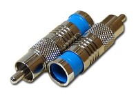 Picture of Gem Compression RCA Connectors - RG6 - Male - 10 pack