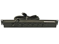 Picture of 14 Outlets (6 Front/8 Back) 19" Surge Suppressor C.B., 5-15P Plug, 5-15R Receptacle