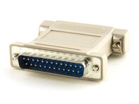 Picture of Null Modem Adapter for Serial Cables - DB25 Male to Male