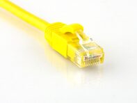 Picture of Cat 6 Patch Cable - 1 FT, Yellow, Booted