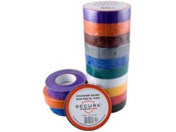Picture of Multi-Colored Electrical Tape 3/4 Inch x 66 Feet - 10 Pack