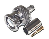 Picture of Thinnet BNC Male Plug Connector - Crimp - RG58 - 10 Pack