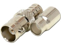 Picture of BNC Connector - Crimp, RG59 RG62, 2 piece - Female - 10 Pack