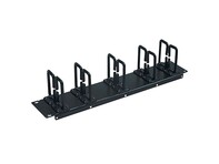 Picture of 19" Horizontal Cable Manager, Single Rings, 2U, 100 Cables, Black