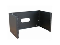 Picture of 19" Non-Hinged Wall Mount Bracket, 12"D, 6U, Black