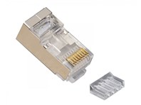 Platinum Tools Shielded Cat6 2 Pc Connector with liner 3 prongs.