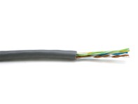 Picture of Mini Cat 6 Bulk Cable - Stranded, Gray, Riser (CMR), Unshielded - 1000 FT