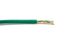 Picture of Mini Cat 6 Bulk Cable - Stranded, Green, Riser (CMR), Unshielded - 1000 FT