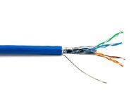 Picture of Mini Cat 6A Bulk Cable - Stranded, Blue, Riser (CMR), Shielded (F/UTP) - 1000 FT