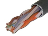 Picture of Category 5E Communications Cable - Solid, Gray, Plenum, 350MHz (CMP) - 1000 FT