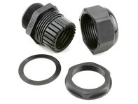 Picture of 1 1/4 Inch Black Nylon Cable Gland for 22 - 32mm Cable - 2 Pack