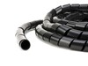 Picture of 1/2 Inch Black Polyethylene Spiral Wrap - 10 Foot