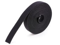 Picture of 1 Inch Continuous Black Hook and Loop Wrap - 5 Yards