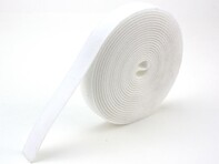 Picture of 1 Inch Continuous White Hook and Loop Wrap - 5 Yards