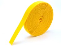 Picture of 1/2 Inch Continuous Yellow Hook and Loop Wrap - 10 Yards