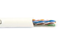 Picture of Solid Cat 6e Network Cable Pull Box - White, 600 MHz, Plenum (CMP), Spline - 1000 FT