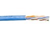 Picture of Solid Cat 6 Network Cable Pull Box - Blue, Plenum (CMP), No Spline - 1000 FT