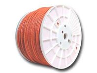 Picture of Cat 6 600Mhz Network Cable - Stranded - Orange PVC - 1000 FT