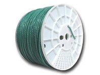 Picture of Cat 6 600Mhz Network Cable - Stranded - Green PVC - 1000 FT