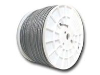 Picture of Cat 6 600Mhz Network Cable - Stranded - Gray PVC - 1000 FT