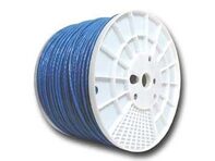 Picture of Cat 6 600Mhz Network Cable - Stranded - Blue PVC - 1000 FT