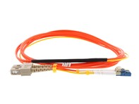 Picture of 1M Mode Conditioning Duplex Fiber Optic Patch Cable (50/125) - LC (equip.) to SC
