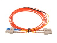 Picture of 1M Mode Conditioning Duplex Fiber Optic Patch Cable (50/125) - SC (equip.) to SC