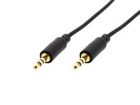 Picture of Slim AUX Stereo Audio Cable w/ Microphone Support - 50 FT