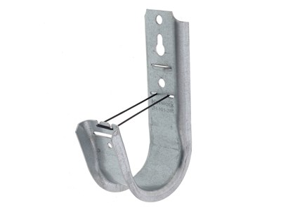 Picture of 2 Inch J-Hook Cable Support - Standard Mount, Galvanized, 25 Pack