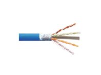 Picture of Solid Cat 6a FTP 650 Mhz Riser Cable - Blue - 1000 FT