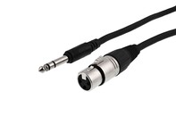 Picture of XLR Female to 1/4 Stereo Plug - 3 FT