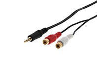 Picture of 6 FT Audio "Y" Splitter Cable - 3.5mm Male to Dual RCA Females