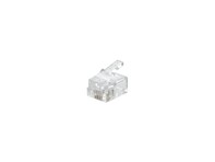 Picture of RJ11 6P4C Modular Connector for Round Cable - 100 Pack1