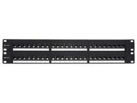 Picture of Cat 6 High-Density Feed Through Patch Panel - 48 Port, 2U