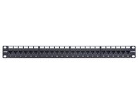 Picture of 24 Port Cat 6 Rack Mount Patch Panel - 1U, TAA Compliant, RoHS Compliant