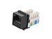 Picture of Cat 6A SpeedTerm™ Keystone Jack 90 Degree - Black - 0 of 9